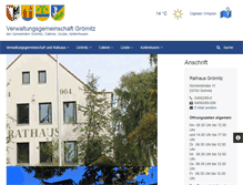 Tablet Screenshot of groemitz.eu